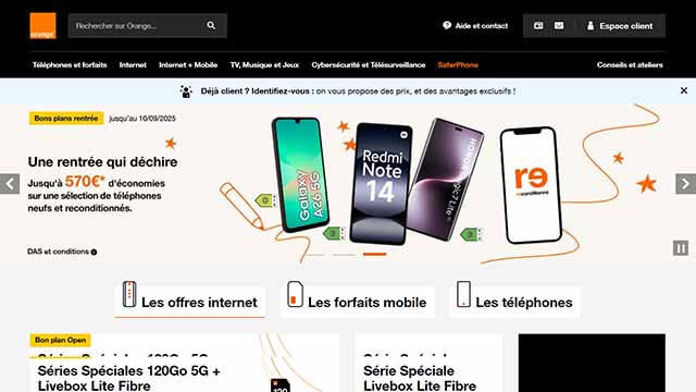 フランスの通信会社Orange 