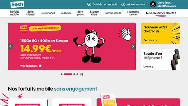 フランスの格安SIM